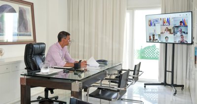Sánchez despacha con sus ministros por videoconferencia para analizar la situación de Ceuta tras la crisis migratoria