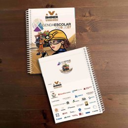Imagen de la agenda escolar de Aminer para el curso 2026/2027.
