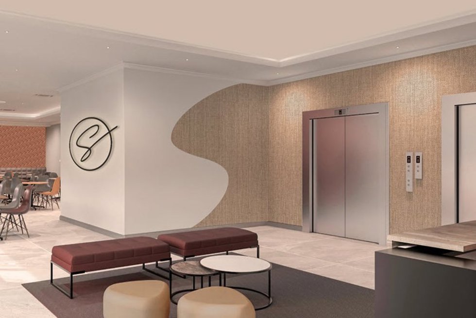 Archivo - Representación de la recepción de un hotel perteneciente a la serie Splendid by Marriott en el Reino Unido.