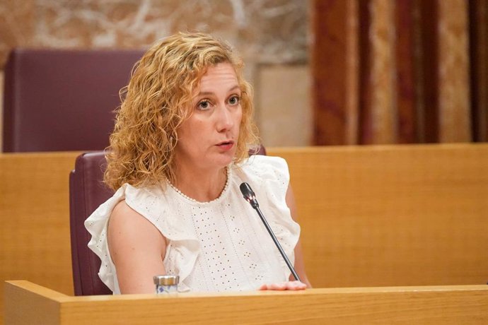 Archivo - La concejal de la confluencia Izquierda Unida y Podemos, Susana Hornillos en el Pleno extraordinario sobre el estado de la ciudad. A 21 de julio de 2025, en Sevilla (Andalucía, España).