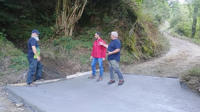 El director general de Custodia del Territorio y Prevención de Incendios, David Villar, durante su visita este viernes.