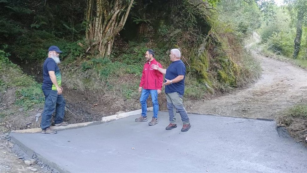 El director general de Custodia del Territorio y Prevención de Incendios, David Villar, durante su visita este viernes.