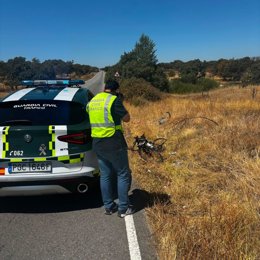 La Guardia Civil investiga en el lugar del accidente