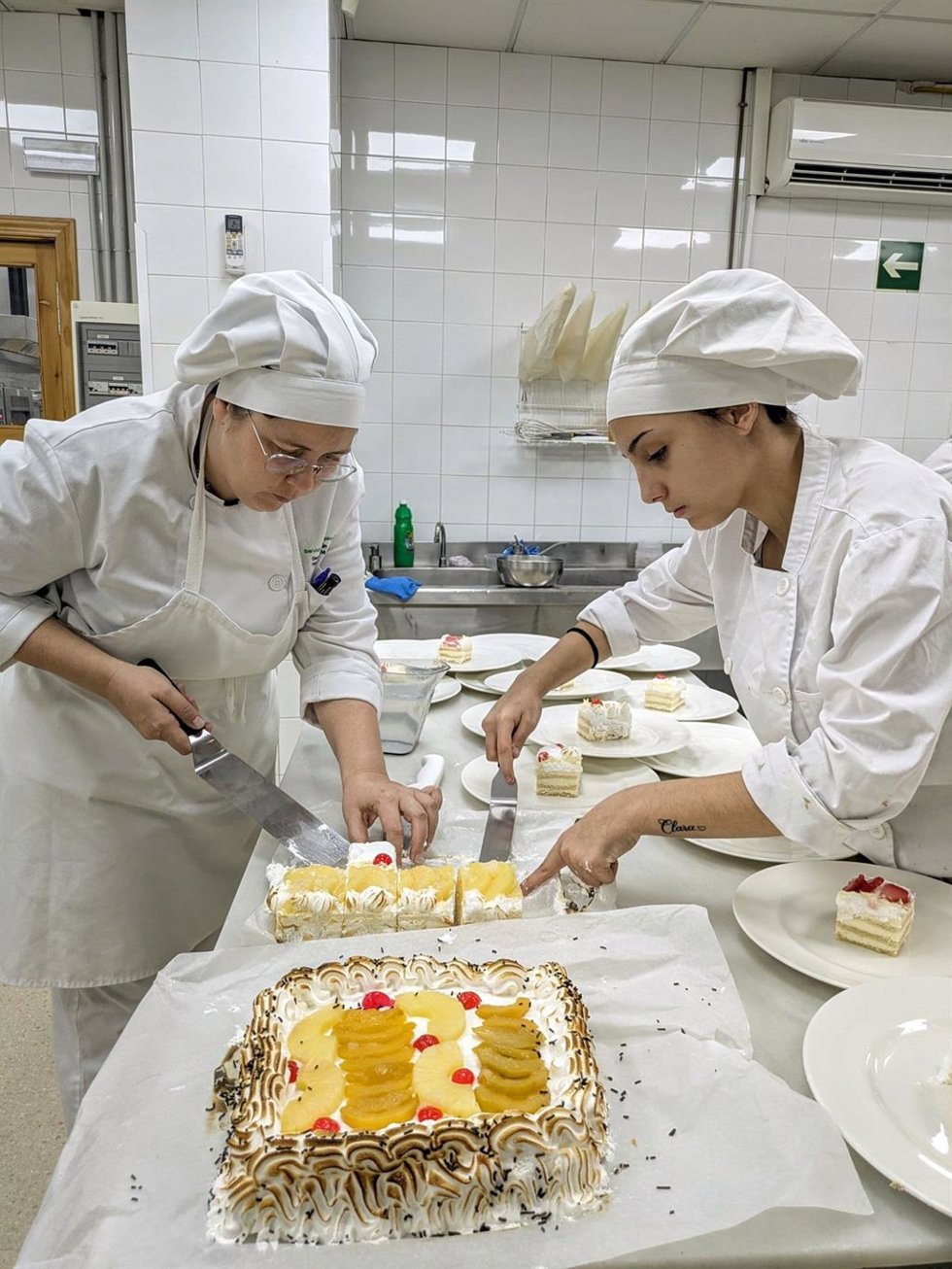 Alumnas de la Escuela de Hostelería Hacienda La Laguna