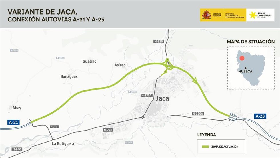 El nuevo tramo de autovía tendrá 8,05 kilómetros de longitud.