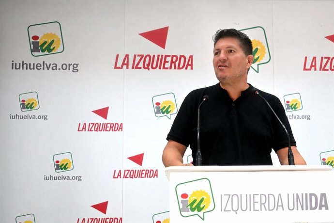 El coordinador provincial de IU en Huelva, Marcos Toti.