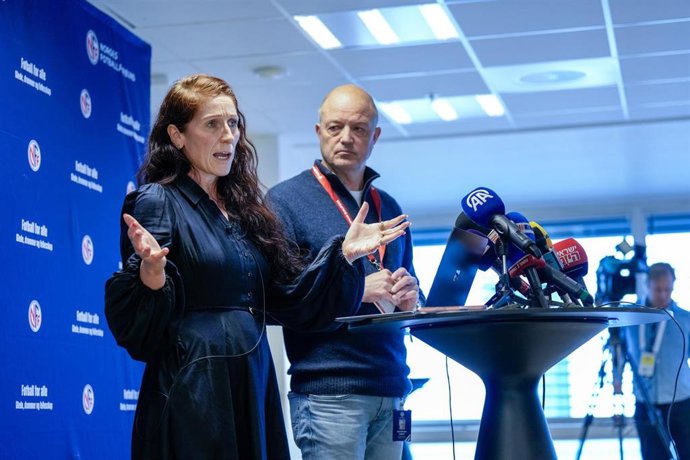Archivo - La presidenta de la Federación Noruega de Fútbol, Lise Klaveness