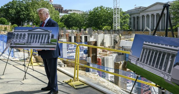 El Tribunal de Apelaciones sentencia que Trump debe pedir permiso al Congreso para remodelar la Casa Blanca