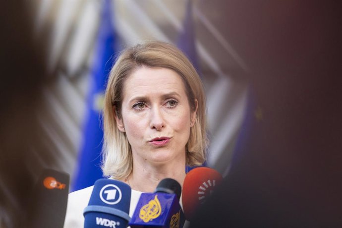 Archivo - Arquivo - 18 de junho de 2026, Bruxelas, Bruxelas, Bélgica: A chegada de Kaja Kallas, Alta Representante da UE para Assuntos Externos, à cúpula europeia em 18 de junho de 2026.