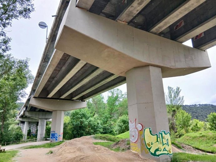 Imagen del puente en el que se va a intervenir