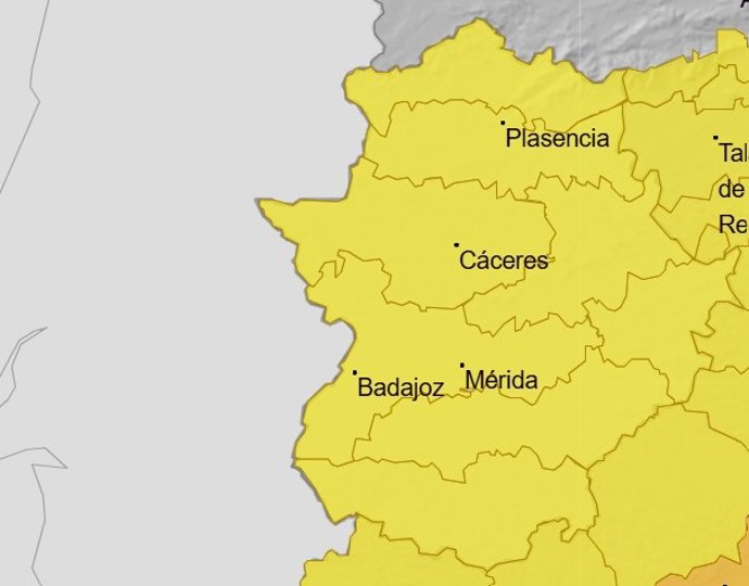 Extremadura estará en aviso amarillo por altas temperaturas