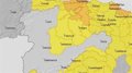 La cordillera Cantábrica y el norte de Burgos estarán este sábado en aviso naranja por lluvias y tormentas