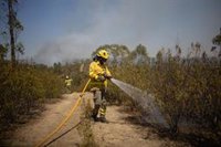 Elevan a situación operativa 2 el incendio de Niebla por su "inestabilidad" e incorporan la UME