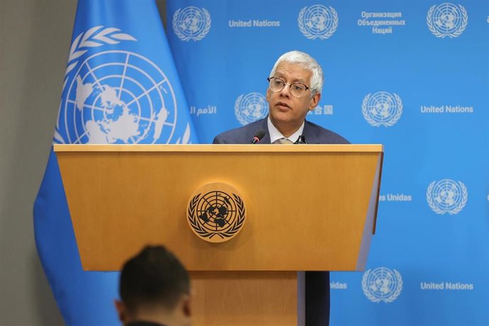 Archivo - Portavoz adjunto de NAciones Unidas, Farhan Haq.