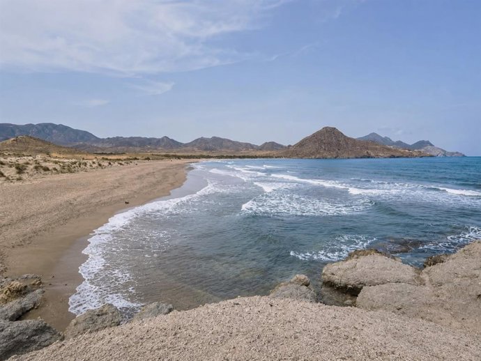Playa de los Genoveses, en el Parque Natural de Cabo de Gata-Níjar (Almería).
