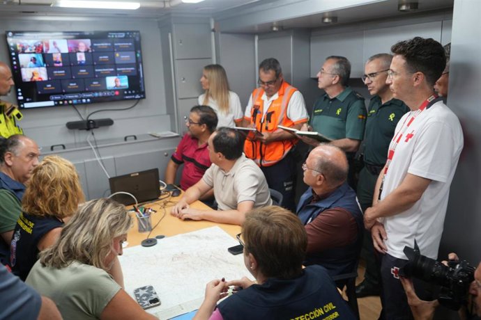 Reunión del Cecopi por los incendios de Castellón