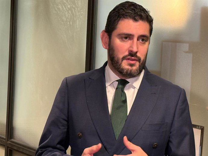 Archivo - El vicepresidente del Gobierno de Aragón, Alejandro Nolasco.