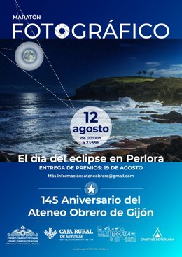 Cartel concurso fotográfico del eclipse