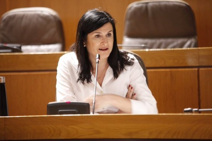 Archivo - Isabel Lasobras, portavoz adjunta de Chunta Aragonesista (CHA).
