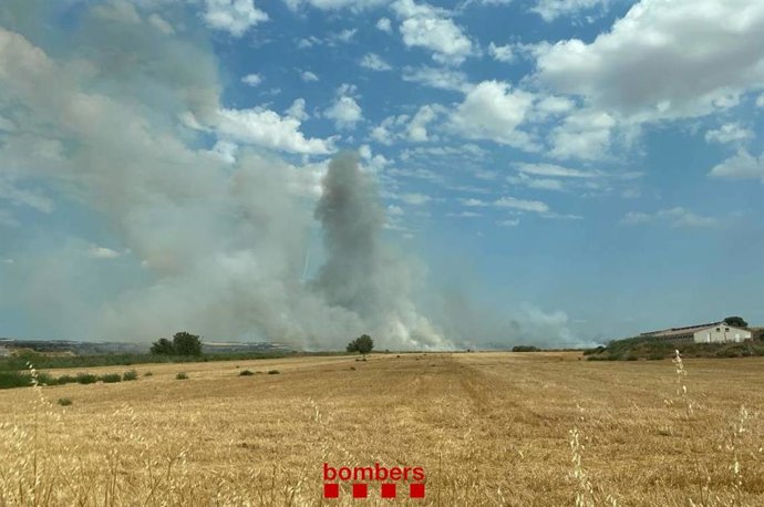 Detall de l'incendi