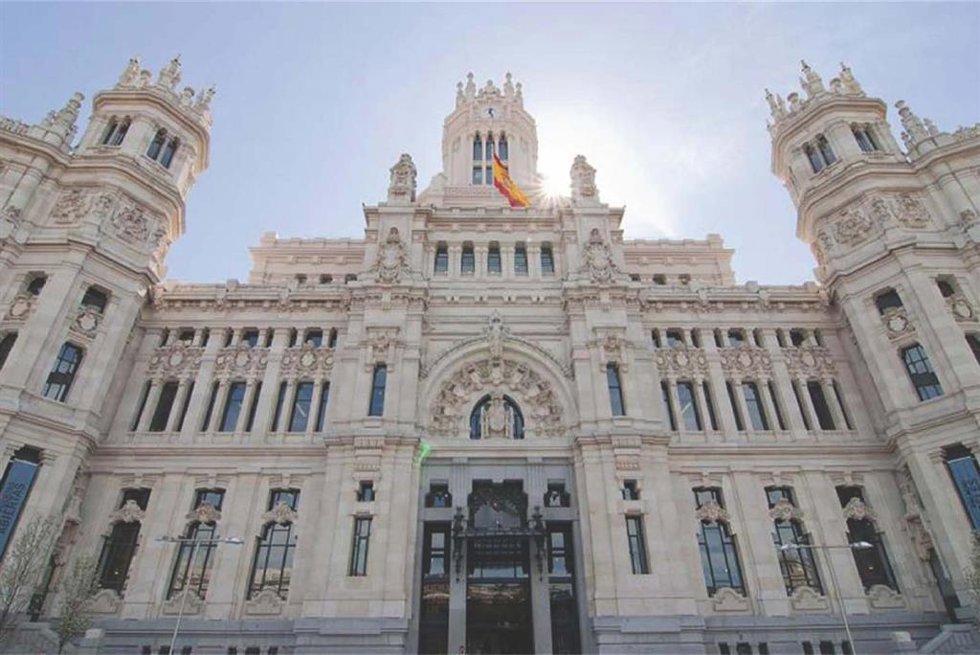 Archivo - Fachada del Palacio De Cibeles.