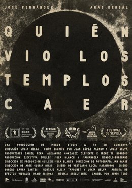 Cartel de 'Quien vio los templos caer'