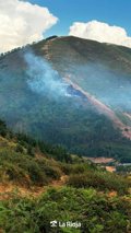 Controlado el incendio de Ezcaray mientras que el de Anguiano está extinguido