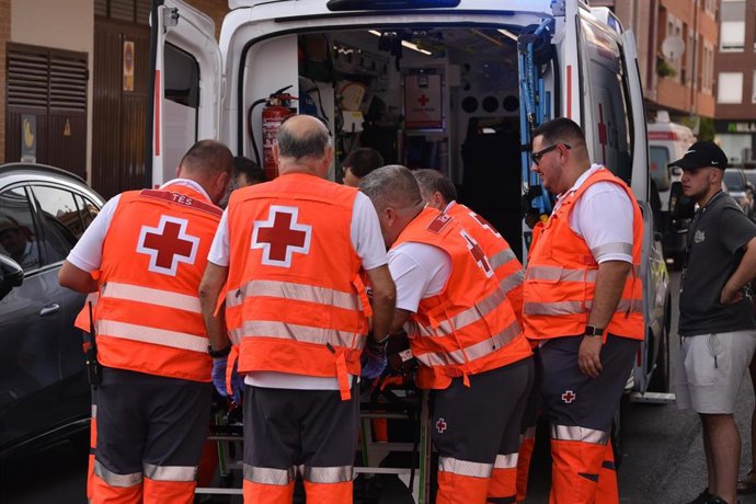 Sucesos.- Nueve heridos tras colisionar dos motos en el campeonato de motociclismo urbano de La Bañeza (León)