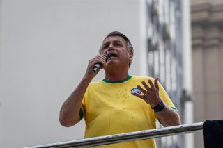 Archivo - El expresidente Jair Bolsonaro, en imagen de archivo 