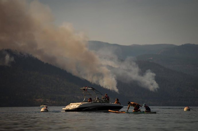 Imagen de archivo de incendios en Canadá