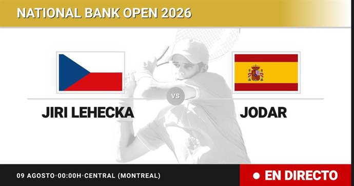 Jiri Lehecka - Rafael Jodar: resumen y estadísticas del partido de Octavos de final de National Bank Open