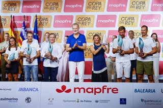 Ganadores de la Copa del Rey Mapfre y Don Felipe VI