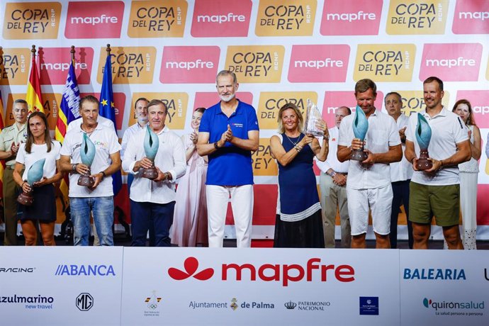 Ganadores de la Copa del Rey Mapfre y Don Felipe VI