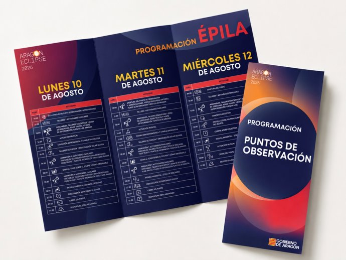 Folletos de programación del POGA de Épila.