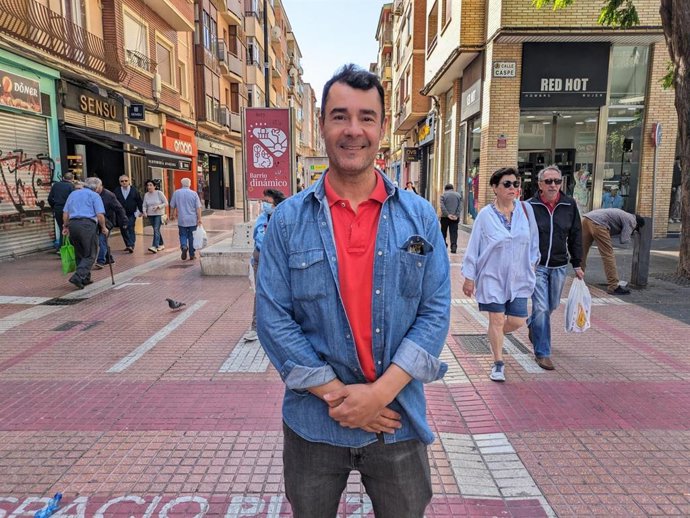 El presidente de CHA Zaragoza, Chuaquín Bernal.