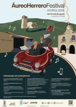 El Barraco (Ávila) acoge el festival 'Áureo Herrero' del 15 al 29 de agosto con nueve conciertos gratuitos