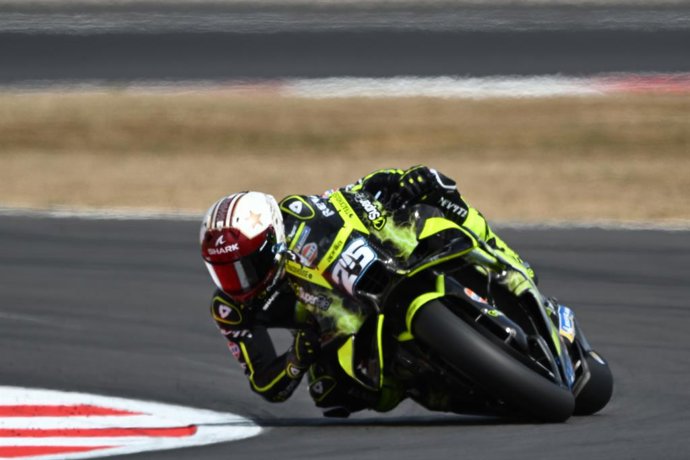 August 8, 2026, Northampton, Northamptonshire, England: 8th August 2026; Silverstone Circuit, Northamptonshire, England; 2026 MotoGP Grand Prix of Great Britain, Qualifying Day; Raul Fernandez of SuperFile Trackhouse MotoGP Team takes second place on the 