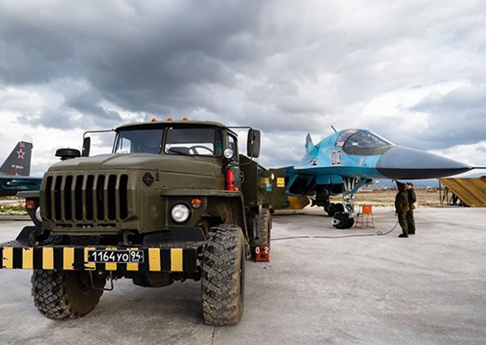 Archivo - La base militar rusa de Jmeimim, en imagen de archivo