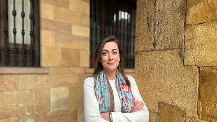 Archivo - La portavoz de Vox en el Ayuntamiento de Oviedo, Sonsoles Peralta.