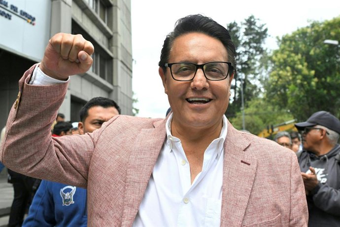 Archivo - Arquivo - 10 de agosto de 2023, Quito, Equador: Um candidato às próximas eleições presidenciais do Equador, FERNANDO VILLAVICENCIO, foi assassinado durante um evento de campanha na capital nesta quarta-feira, conforme confirmou o presidente do p