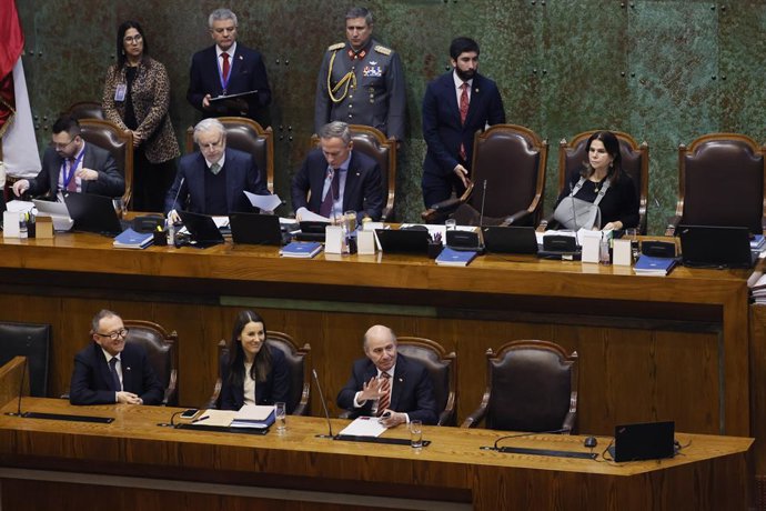 Valparaiso, 5 de agosto 2026 El ministro de Hacienda Jorge Quiroz en la Sesion de la Camara de Diputados  Sebastian Cisternas/Aton Chile
