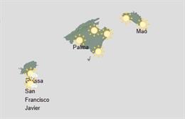 El tiempo hoy, lunes 10 de agosto, en Baleares.