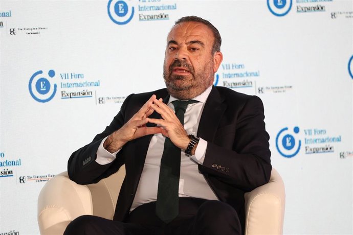 Archivo - El presidente y CEO de Meliá, Gabriel Escarrer, durante la primera jornada del VII Foro Internacional Expansión, en el Parador de Alcalá de Henares, a 19 de mayo de 2025, en Alcalá de Henares,  