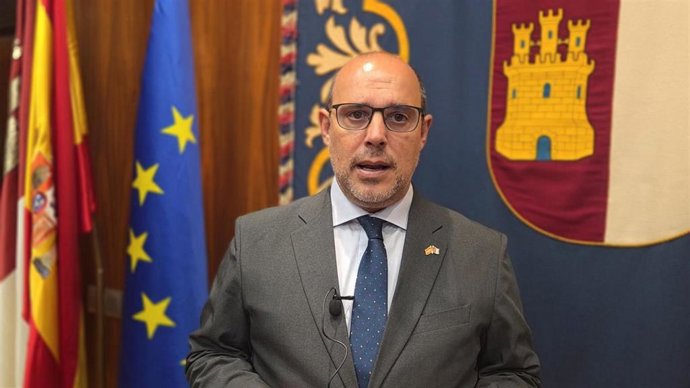El presidente de las Cortes de Castilla-La Mancha, Pablo Bellido.