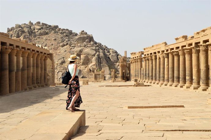 Viajera en Egipto