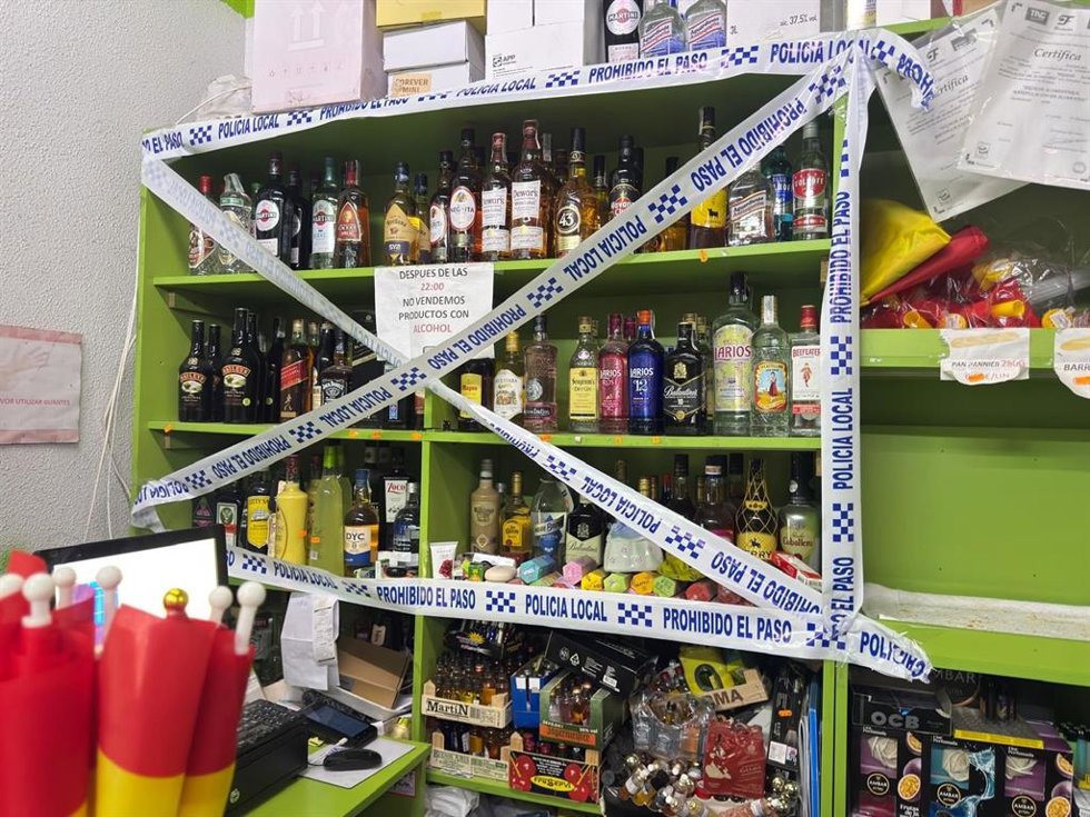Imagen de las bebidas precintadas