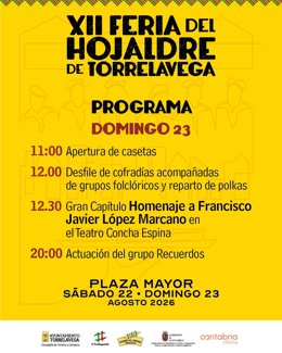 Programación de la Feria del Hojaldre de Torrelavega