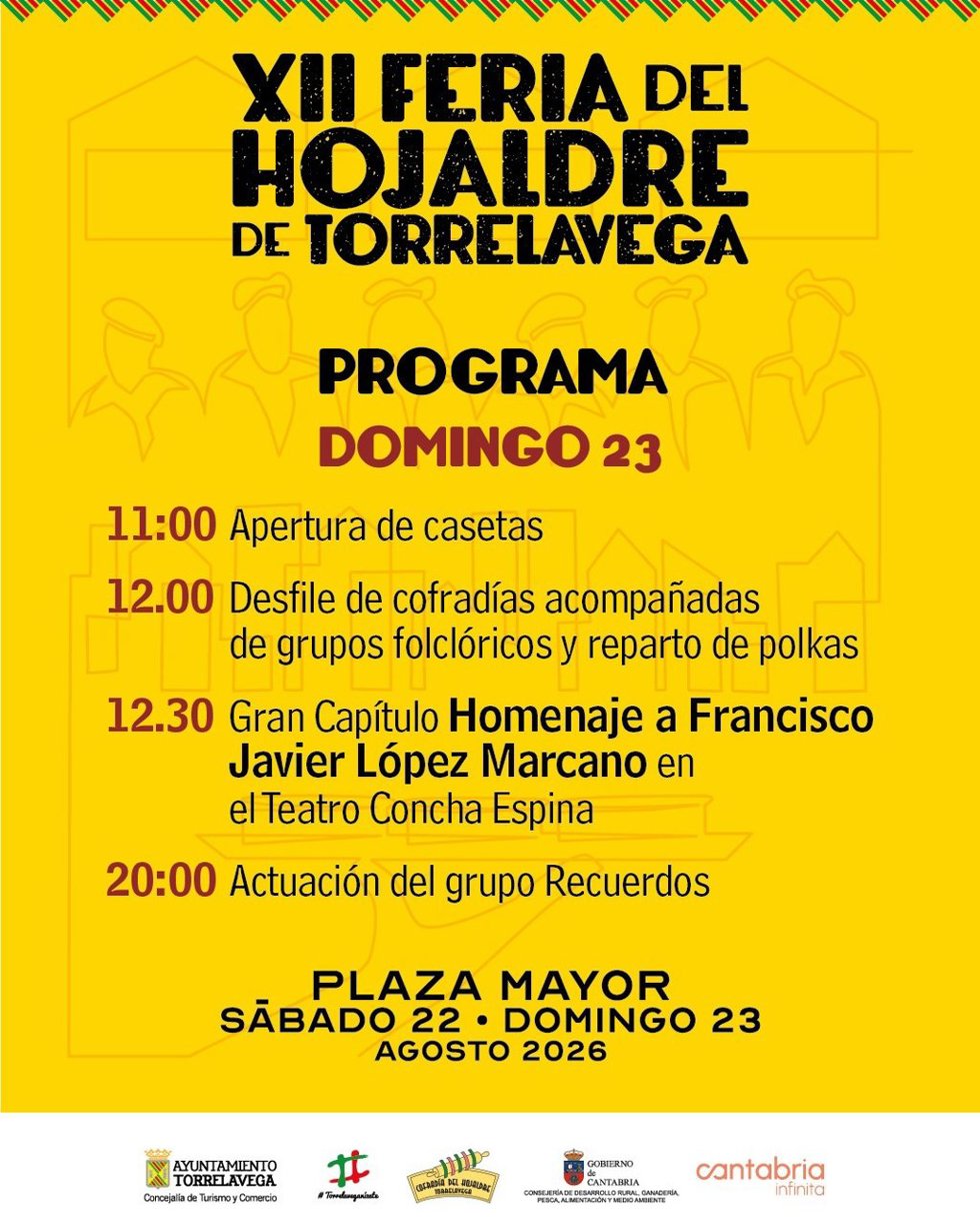 Programación de la Feria del Hojaldre de Torrelavega