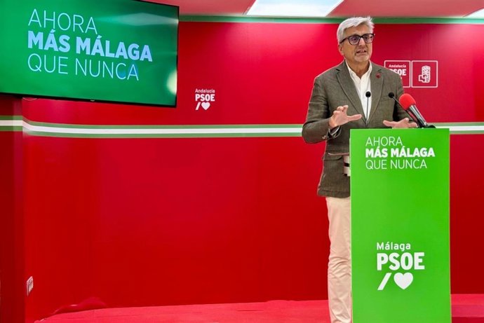 El secretario general del PSOE de Málaga, Josele Aguilar, en una imagen de archivo.