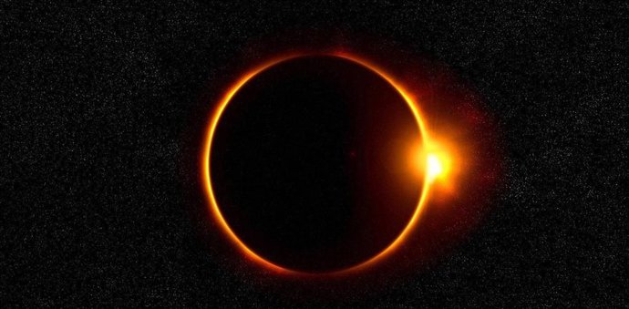 Archivo - Imagen de un eclipse solar.
